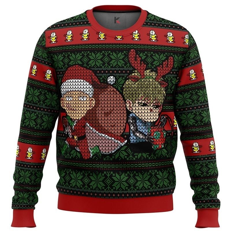 One Punch Man Christmas Sweater Festive Holiday Apparel For Anime Fans
